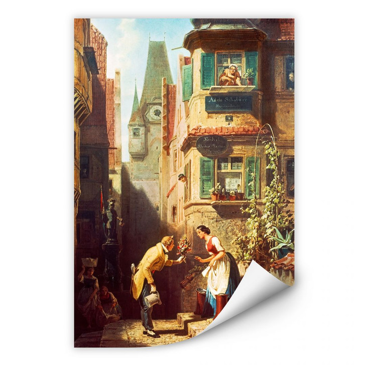 Wallprint Spitzweg - Der ewige Hochzeiter - WA189330