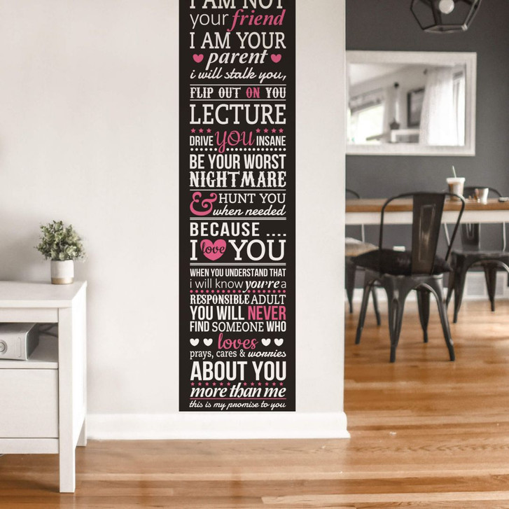 Wandsticker I am not your friend - I am your parent... 2 - WA200864