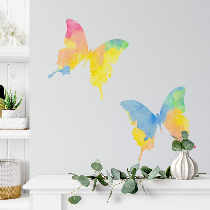 Wandtattoo Aquarell Schmetterlingspärchen - WA205203