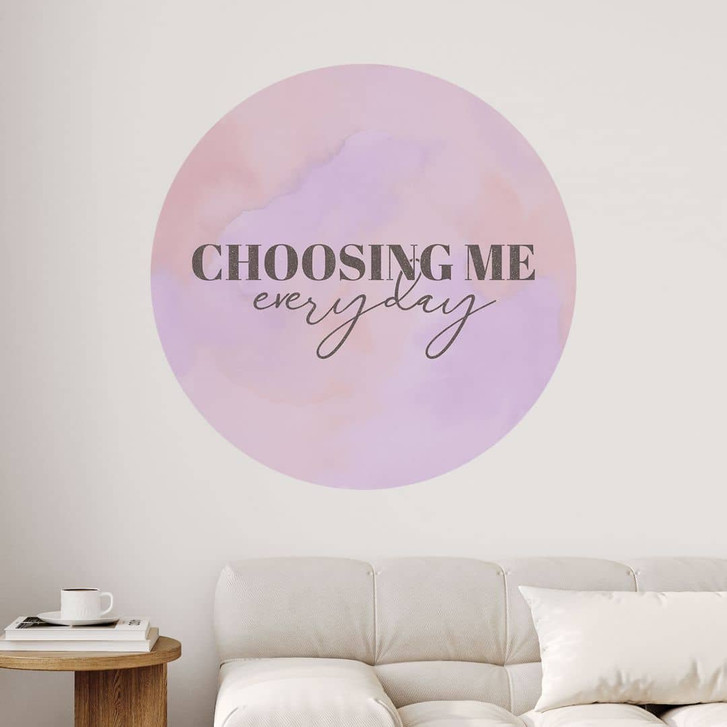 Wandtattoo Choosing me everyday - Rund - WA504914