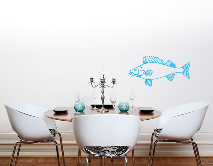 Wandtattoo Fisch Detailliert - TD16458