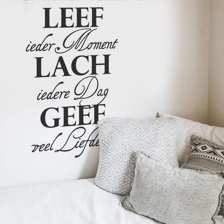 Wandtattoo Leef ieder moment...2 - WA213909
