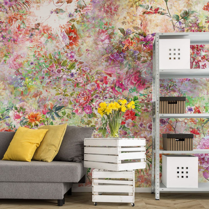 Fototapete Wilde Blumen Collage - WA262228