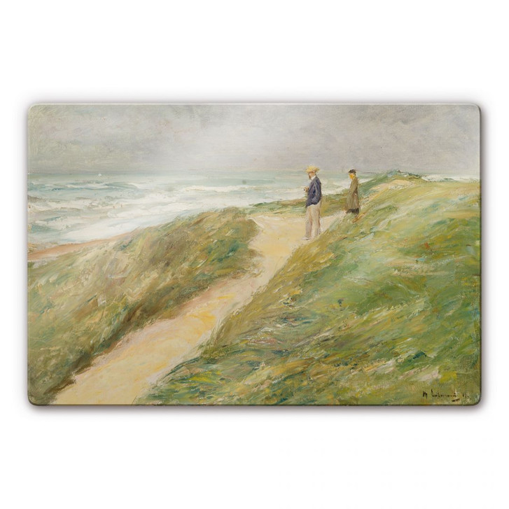 Glasbild Liebermann - Am Strand von Katwijk - WA124812