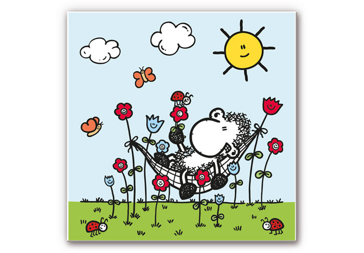 Hartschaumbild sheepworld Ganz viel nix - WA131352