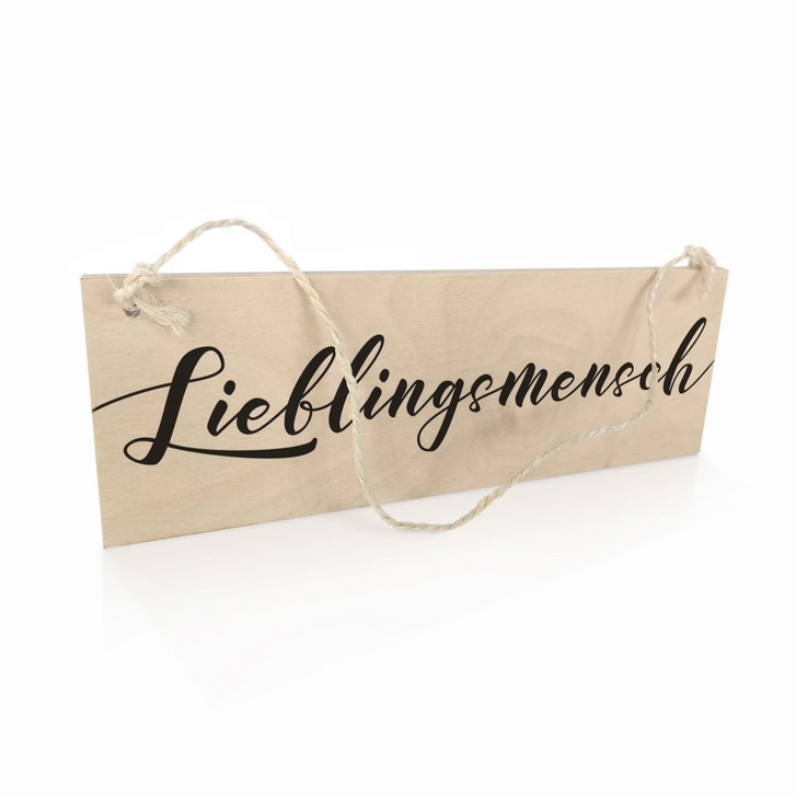 Holzschild Lieblingsmensch - WA295766