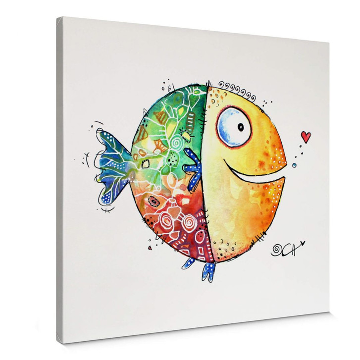 Leinwandbild Hagenmeyer - Happy Fish - WA364614