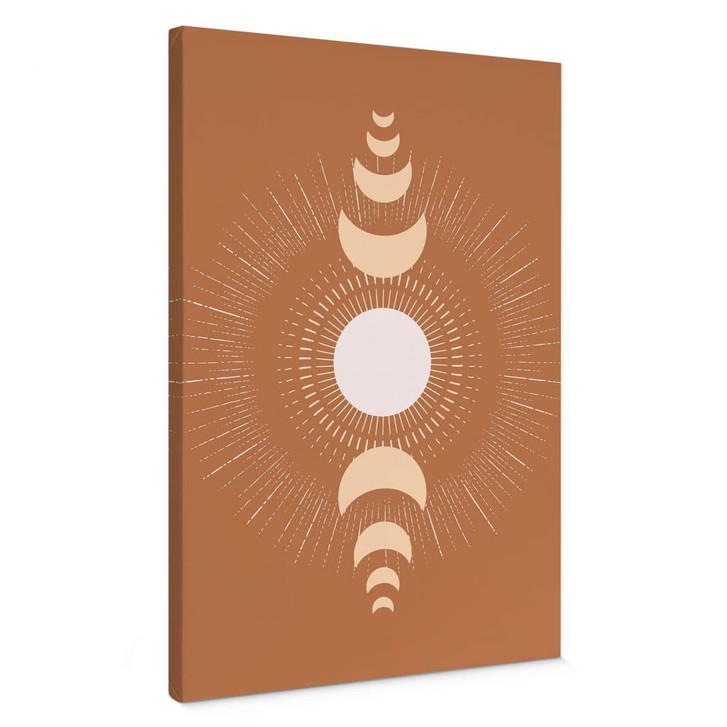 Leinwandbild Mondzyklen - Sonne und Mond im Einklang - KsanaKalpa - WA459735