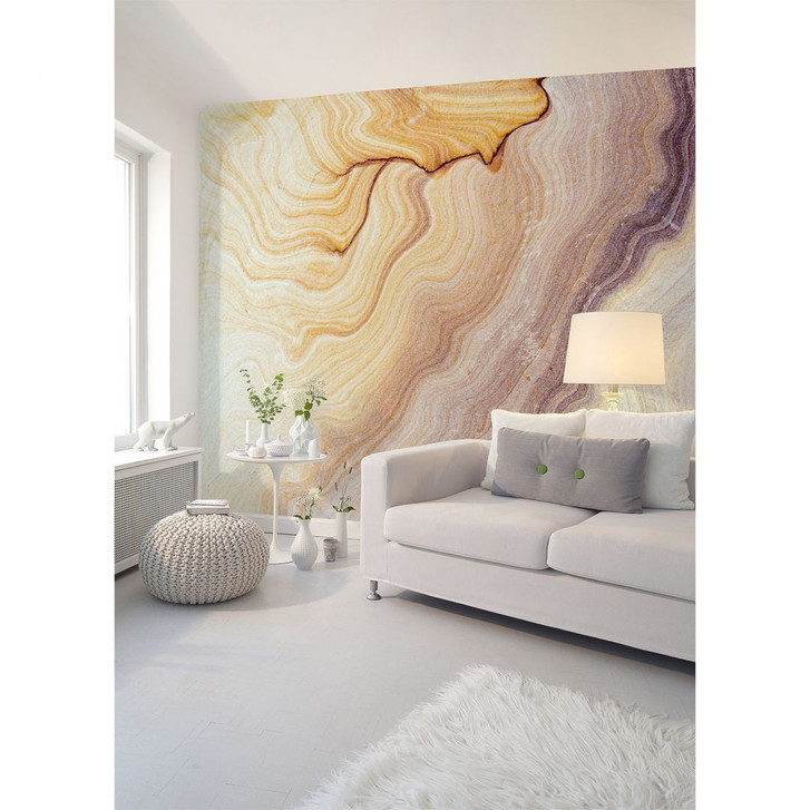 Livingwalls Fototapete Designwalls Marble Waves in Marmoroptik - WA296374