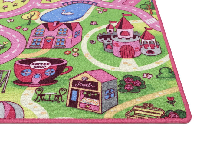 Sweet Town HEVO ® Kinderteppich Rechteck Wunschmass - TS436442