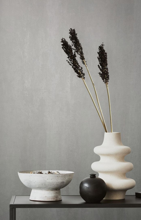 Vliestapete Uni Modern in Greige - WA482921