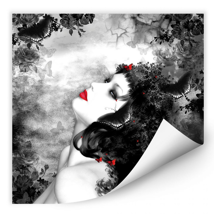 Wallprint Schwarzer Falter Imago - WA188848