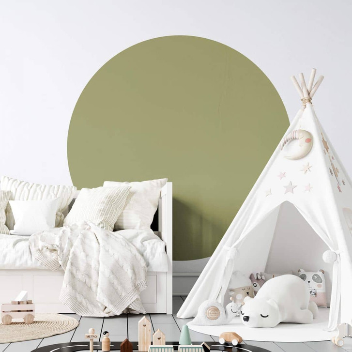 Wandtattoo Kreis khaki - Rund - WA329465