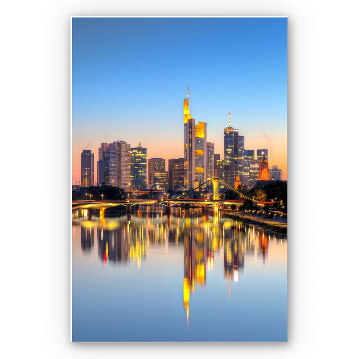 Hartschaumbild Frankfurter Lichter - WA130038