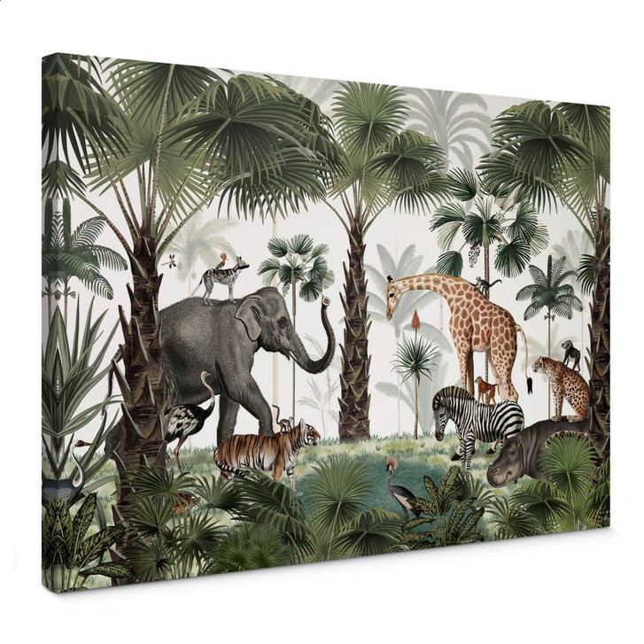 Leinwandbild Kikki Belle - Königreich der Tiere - WA341318