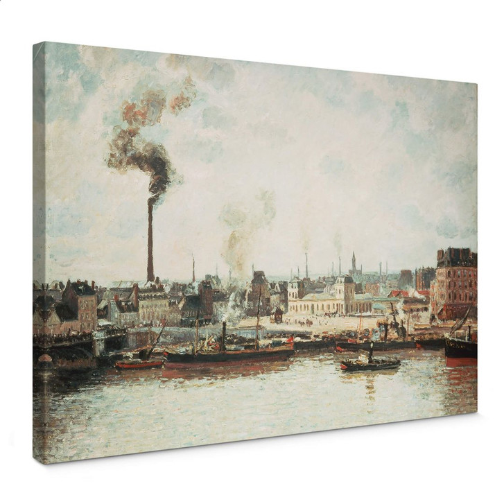Leinwandbild Pissarro - Quai de Saint-Sever in Rouen - WA372815