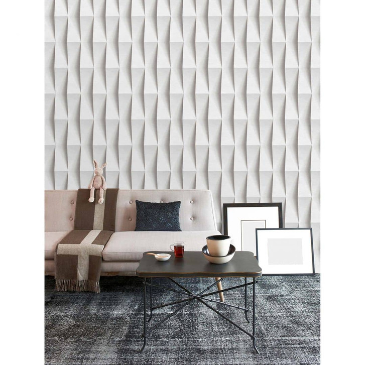 Livingwalls Fototapete Walls by Patel 3 Paper House 2 grau, weiss - WA328020