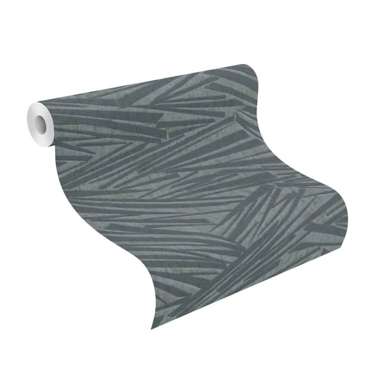 Streifentapete, Vliestapete Sky Lounge grün metallic 10.00 x 1.06 m - WA428775
