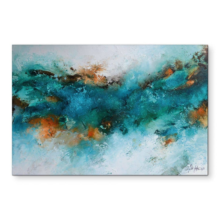 Wandbild Gefrorenes Wasser - Fedrau - Alu-Dibond - WA431618