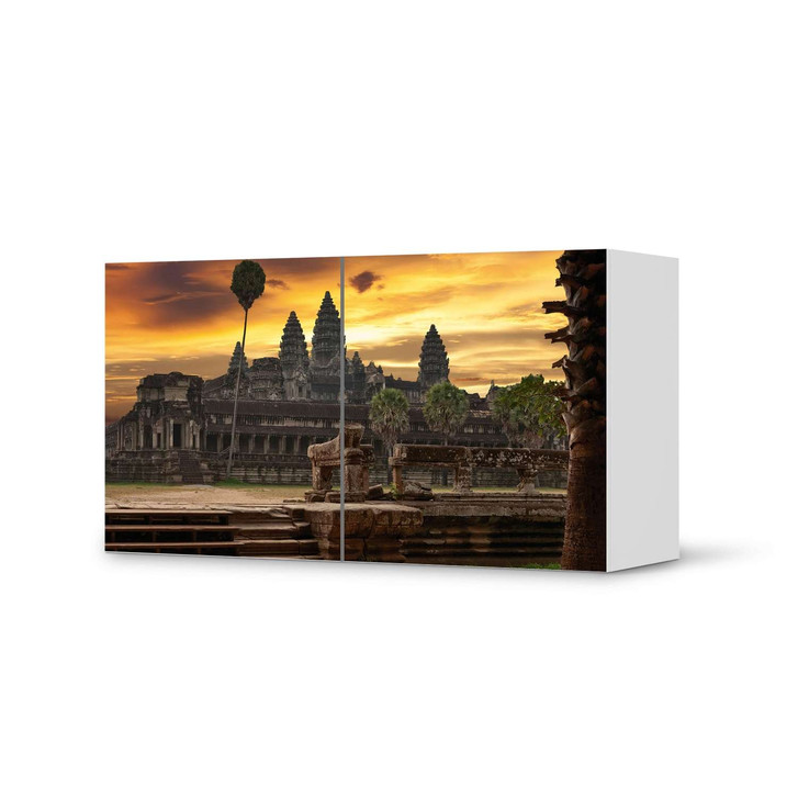 Folie IKEA Besta Regal 2 Türen (quer) - Angkor Wat - CR105321