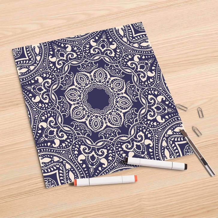 Folienbogen (30x30cm) - Blue Mandala - CR106776