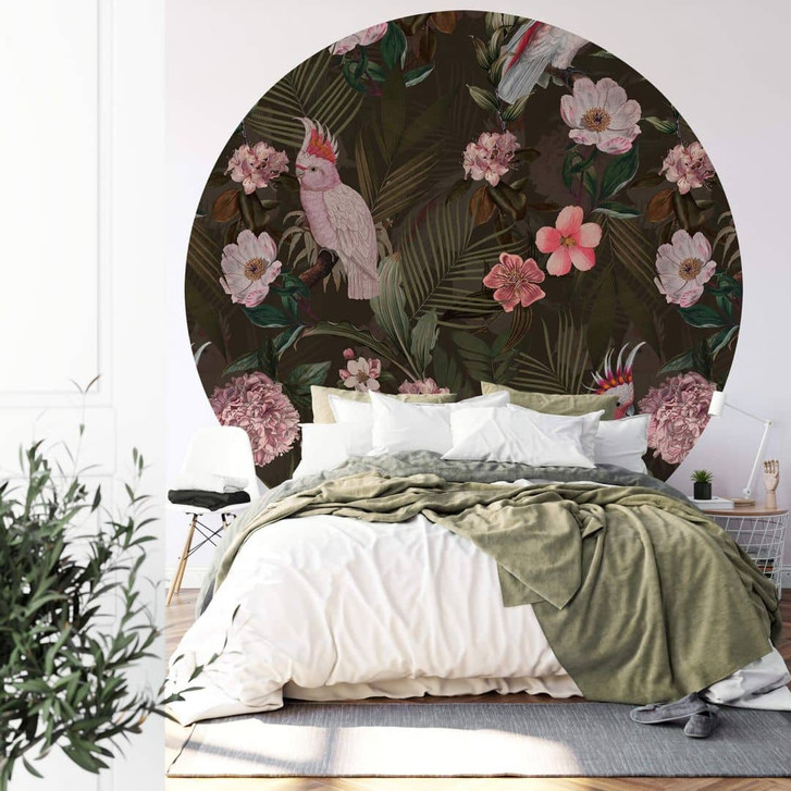 Fototapete UN Designs - In den Tropen - Rund - Selbstklebend/Vlies - WA315133