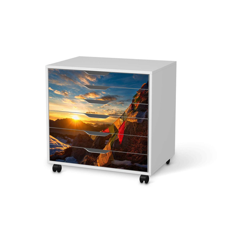 Möbelfolie IKEA Alex Rollcontainer 6 Schubladen - Tibet - CR114282