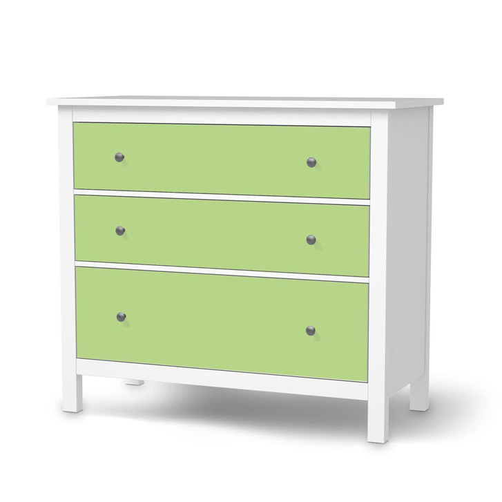 Möbelfolie IKEA Hemnes Kommode 3 Schubladen - Hellgrün Light - CR114740