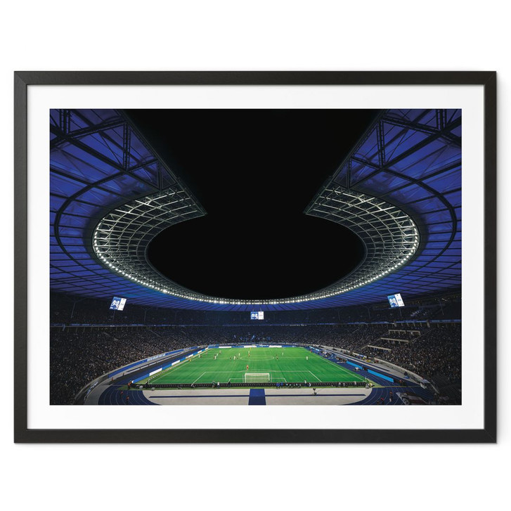 Poster Hertha BSC - Volles Olympiastadion bei Nacht - WA409392