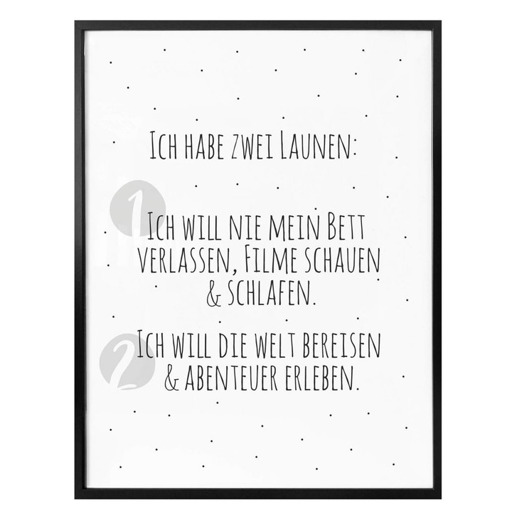 Poster - Ich habe zwei Launen - WA156907