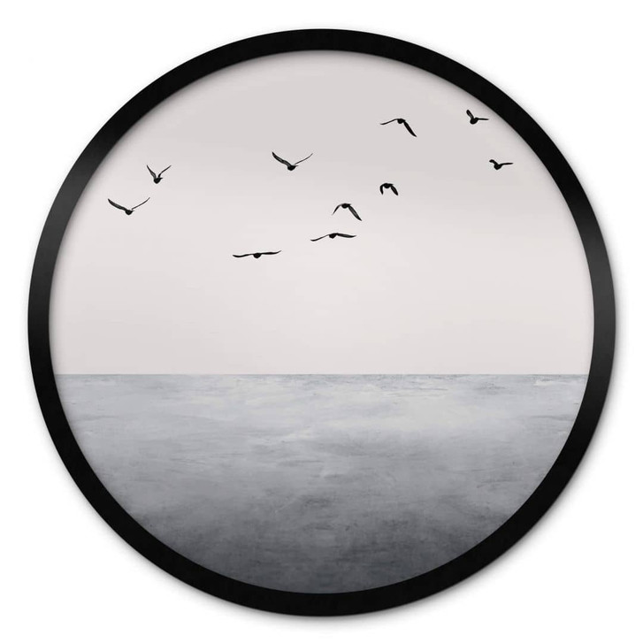 Poster Kubistika - Das offene Meer - Rund - WA328857