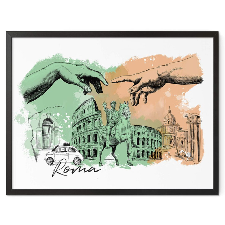 Poster Love your City - Roma - WA349505