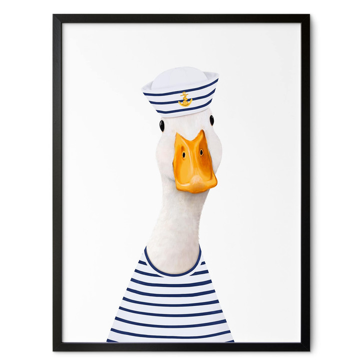 Poster Maritimer Gans-Seemann - Korenkova - WA512820