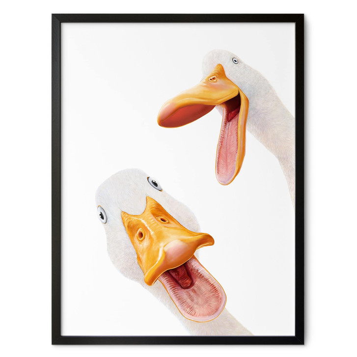 Poster Schnatternde Gänse - Korenkova - WA518344