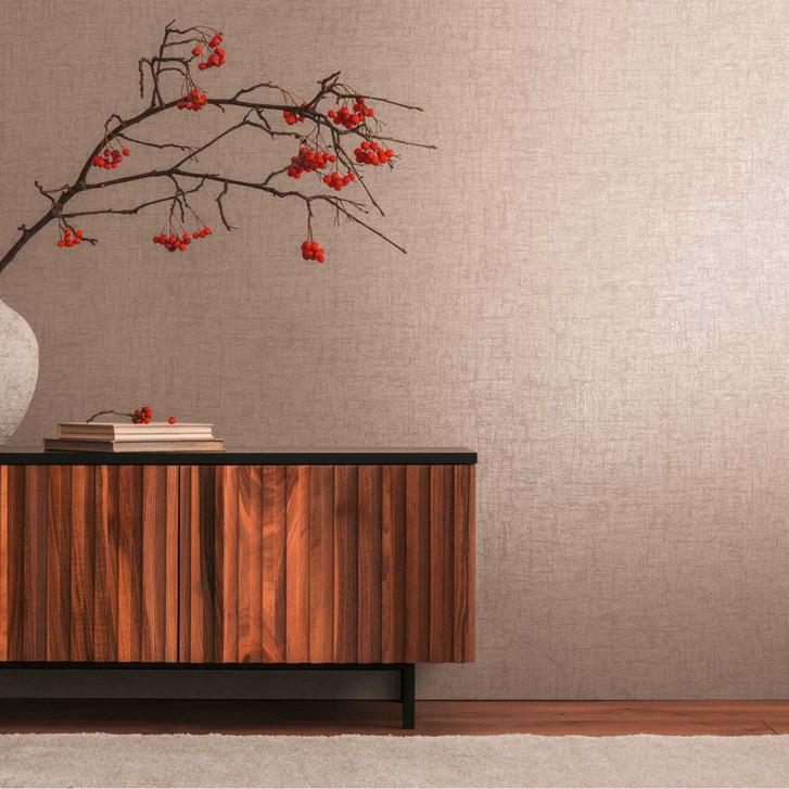 Strukturtapete Elegantes Taupe - Vielseitige Vliestapete - WA397042