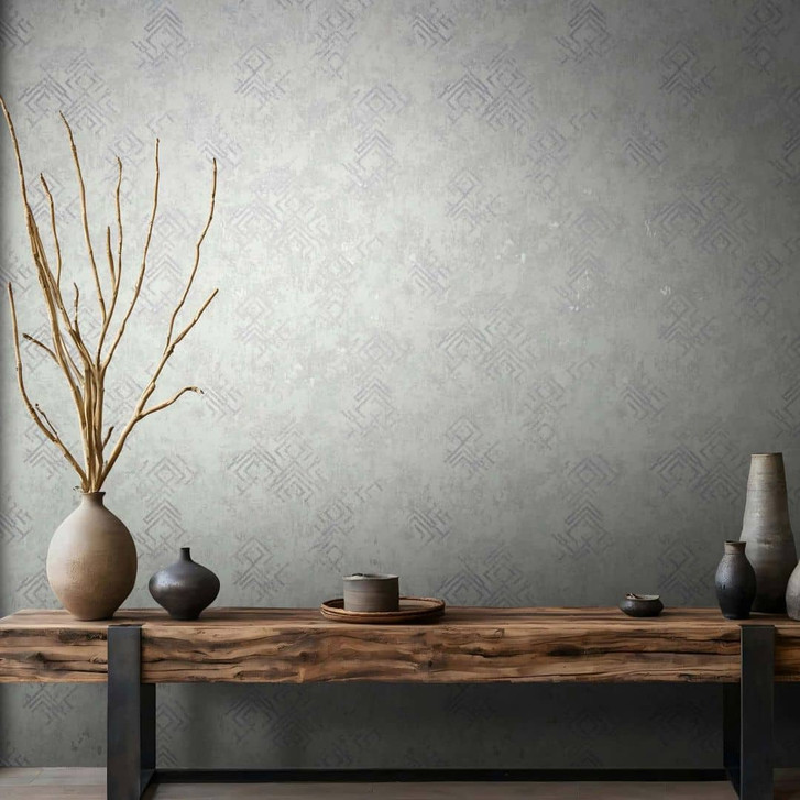 Vliestapete Betonoptik Grafisch Modern in Grau - WA472951