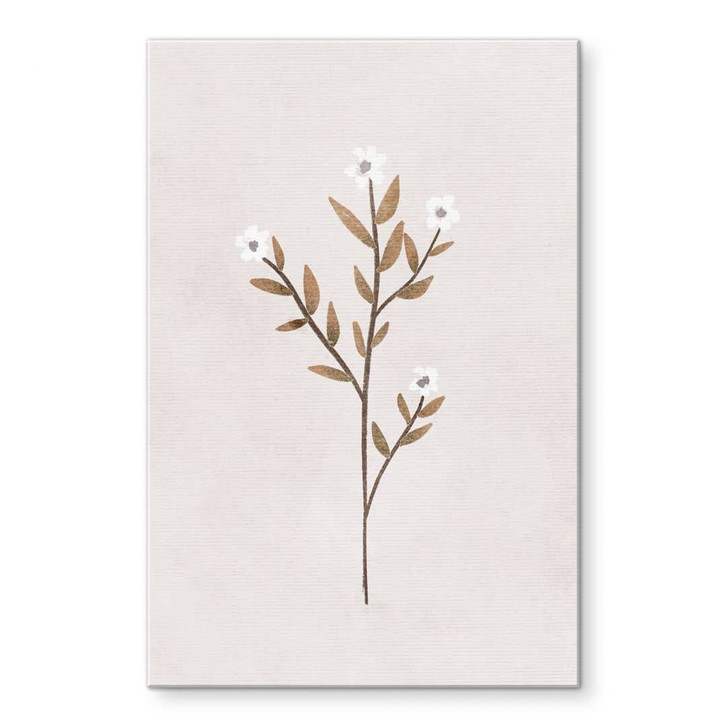 Acrylglasbild Blumen Illustration - Vergissmeinnicht - Goed Blauw - WA479723