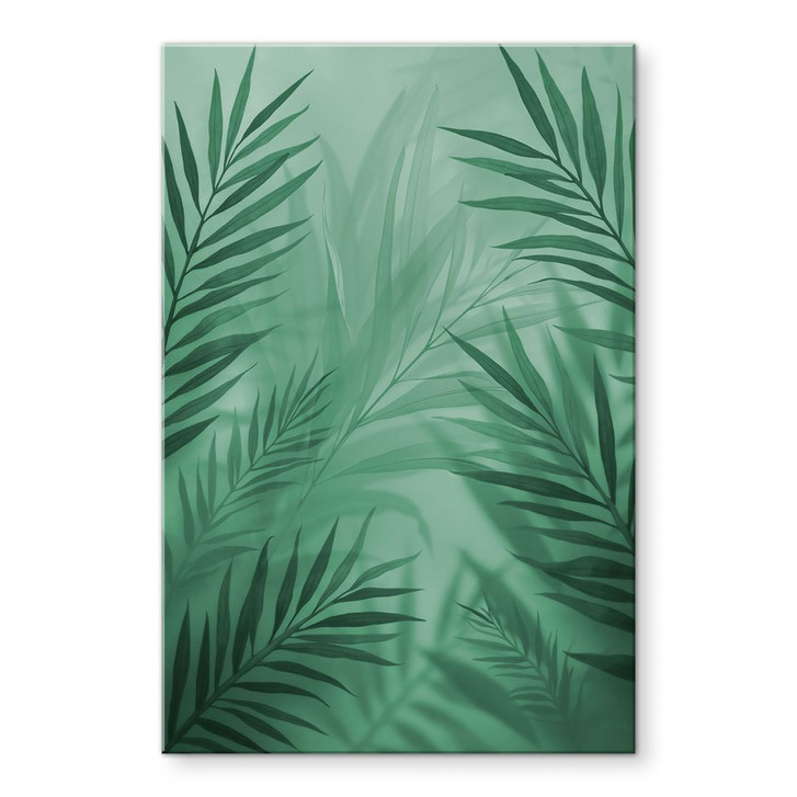 Acrylglasbild Grüne Palmenblätter - WA449310