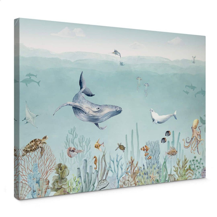 Leinwandbild Kikki Belle - Meeresleben - WA334447