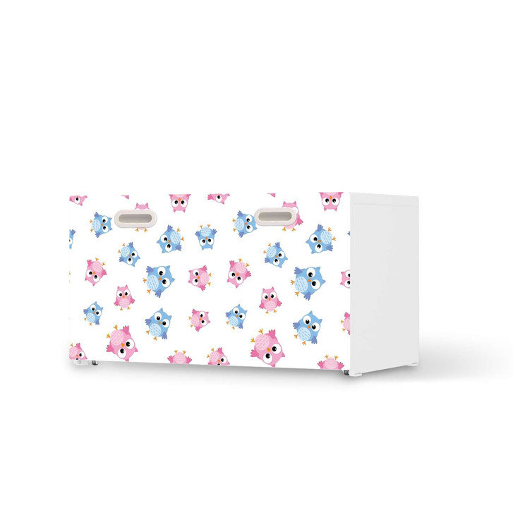 Möbelfolie IKEA Stuva / Fritids Bank mit Kasten - Eulenparty - CR117687