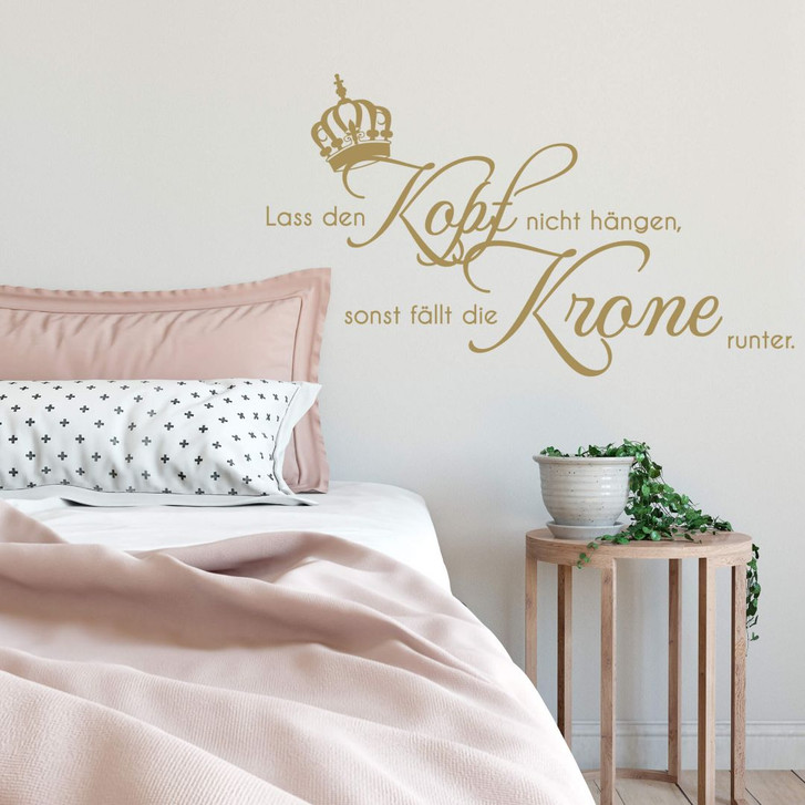 Wandtattoo Lass den Kopf nicht hängen... - WA213810
