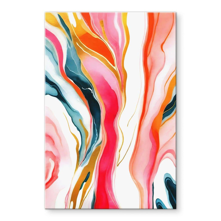 Acrylglasbild Bunte Marmorierung abstrakt - Gokhale - WA479173