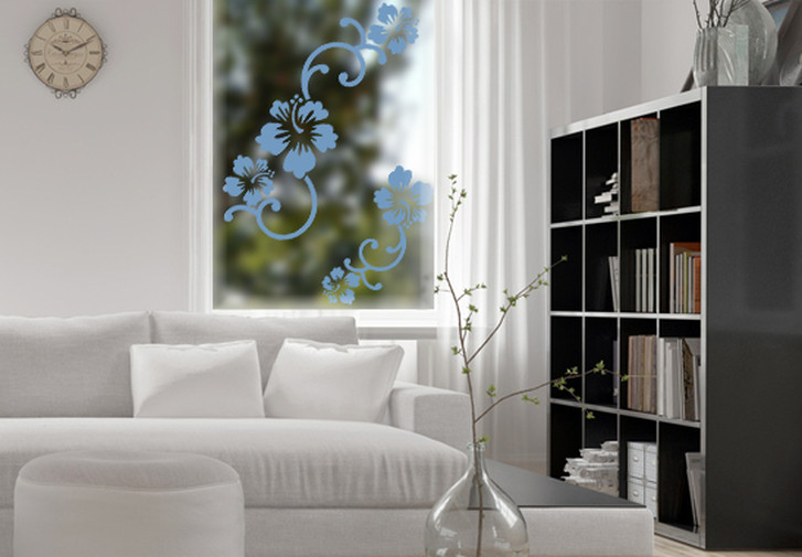 Glasdekor Hibiskustraum - CG10439