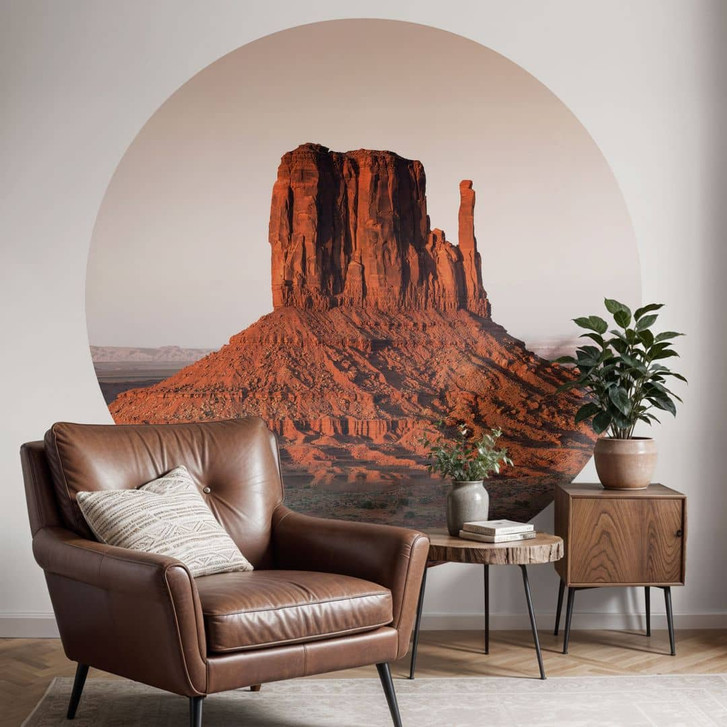 Fototapete Felsformation in Monument Valley - Hugonnard - Rund - Selbstklebend/Vlies - WA471349