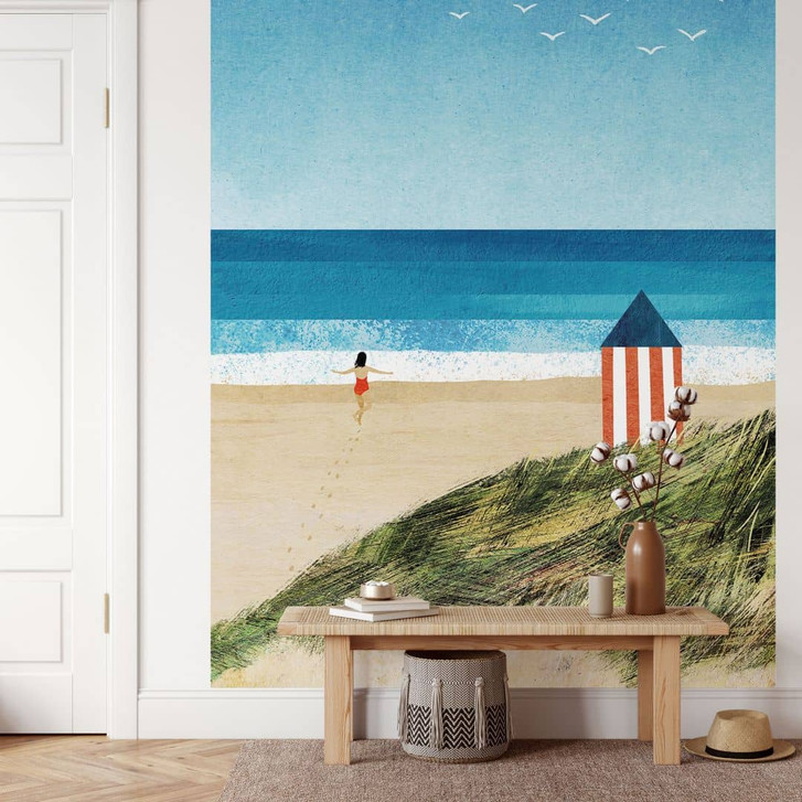 Fototapete Strand - Urlaub am Meer mit Dünenblick - Rivers - WA466825