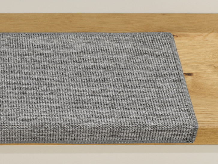 HEVO® Nele Stufenmatte nach Mass Stufenmatte Rechteckig Wunschmass in Silver - TS551404