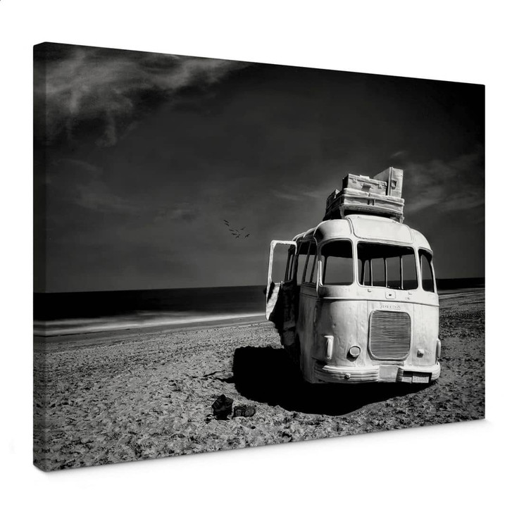 Leinwandbild Depaepe - Beached Bus - WA361849