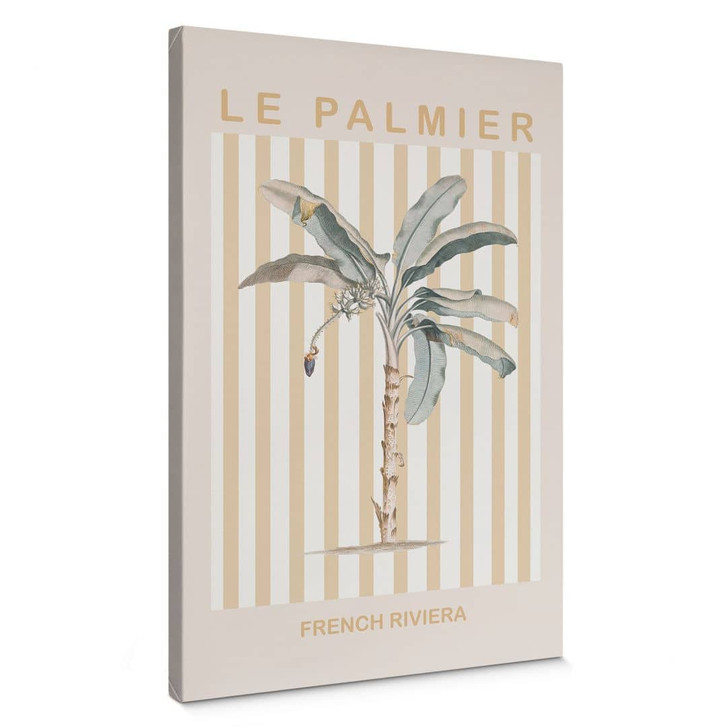 Leinwandbild Palme an der Französischen Riviera - Grace Digital Art - WA403246