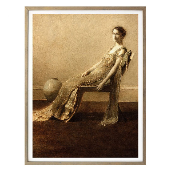 Poster - Dewing - Grün und Gold - WA156827