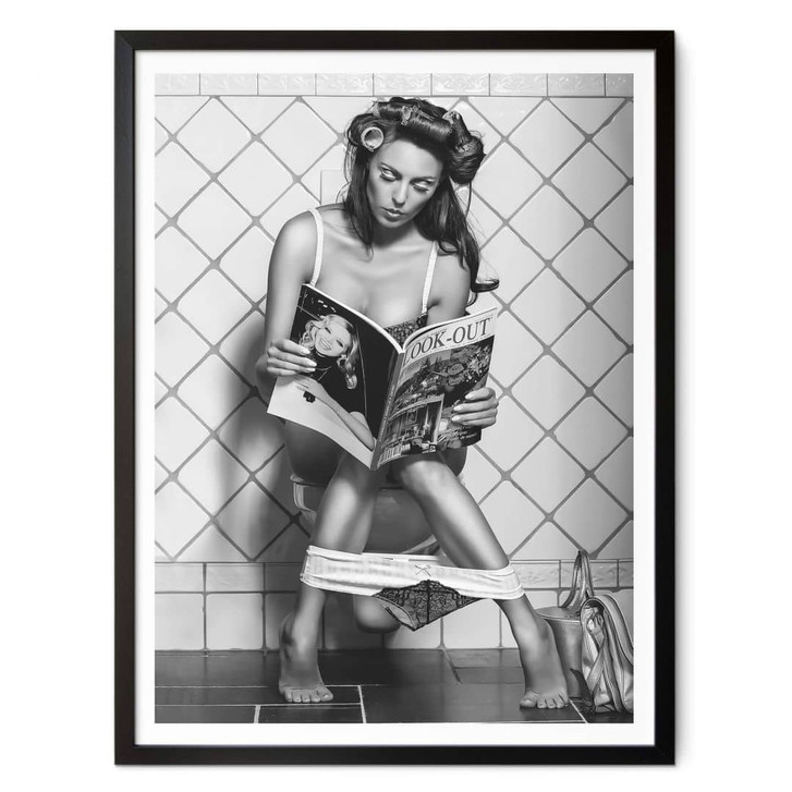 Poster gNo - Multitasking schwarz-weiss - WA350189